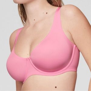 CUUP The Scoop Micro Bra in Rose pink NWT